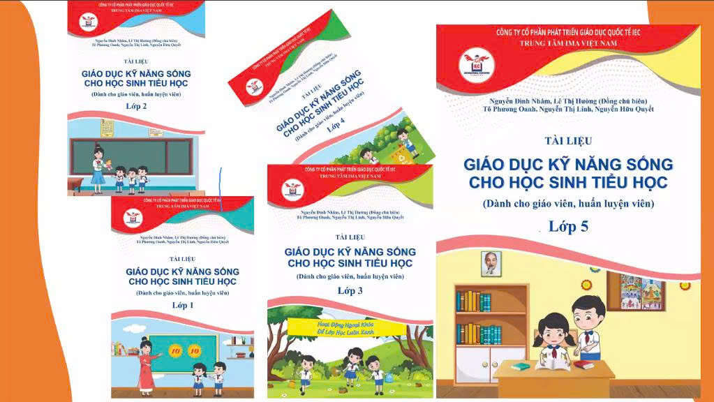 Bộ tài liệu Kỹ năng sống dành cho học sinh Tiểu học của IMA Việt Nam