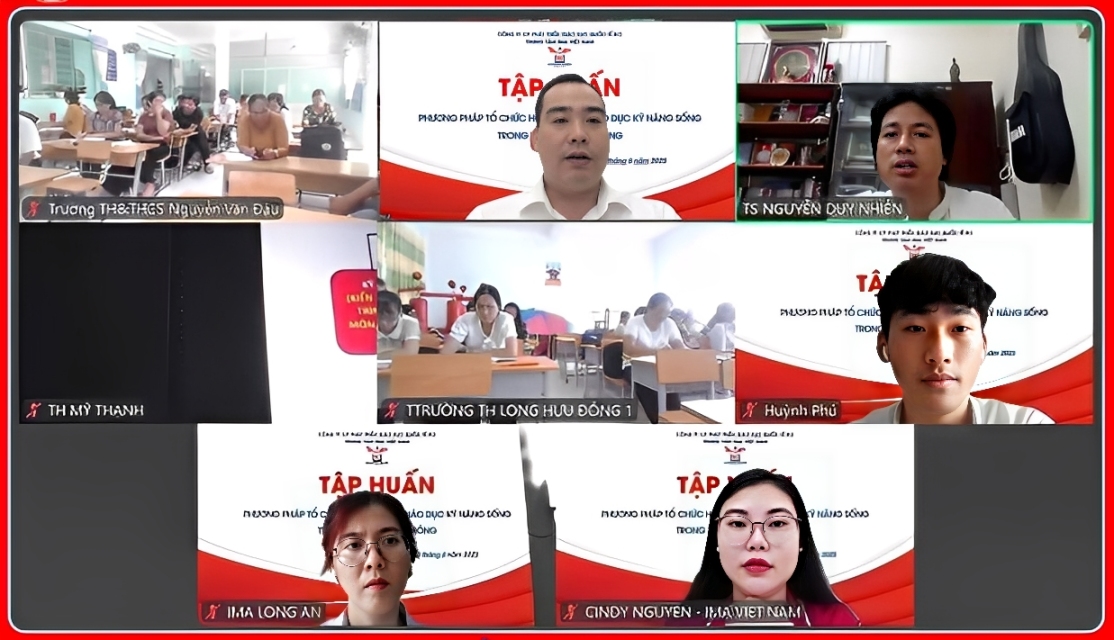 Chương trình tập huấn Kỹ năng sống dành cho đội ngũ cán bộ, giáo viên các trường Tiểu học và THCS tại tỉnh Tây Ninh.