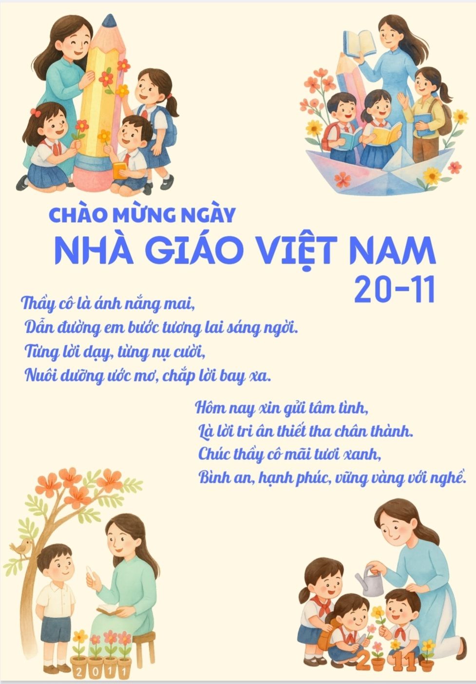 CHÀO MỪNG NGÀY NHÀ GIÁO VIỆT NAM 20/11 
