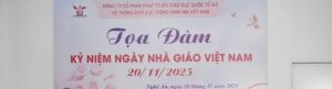 TỌA ĐÀM KỶ NIỆM NGÀY NHÀ GIÁO VIỆT NAM 20/11